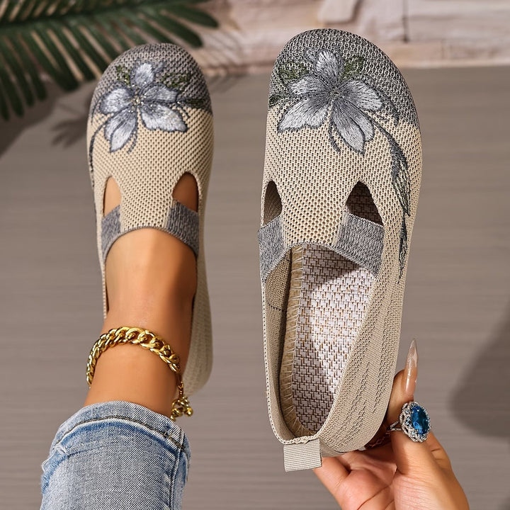 Rosalie™ — Bailarinas ergonómicas elegantes con diseño floral