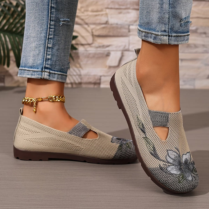 Rosalie™ — Bailarinas ergonómicas elegantes con diseño floral
