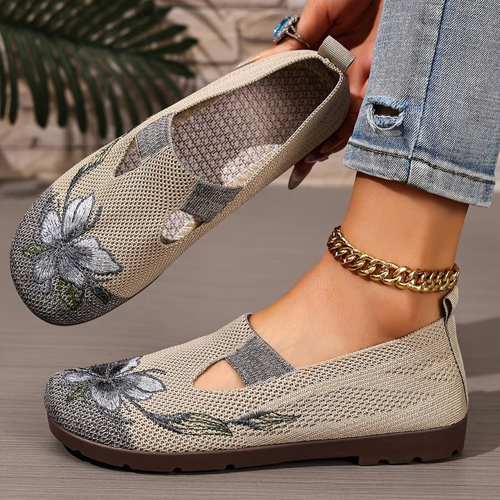 Rosalie™ — Bailarinas ergonómicas elegantes con diseño floral