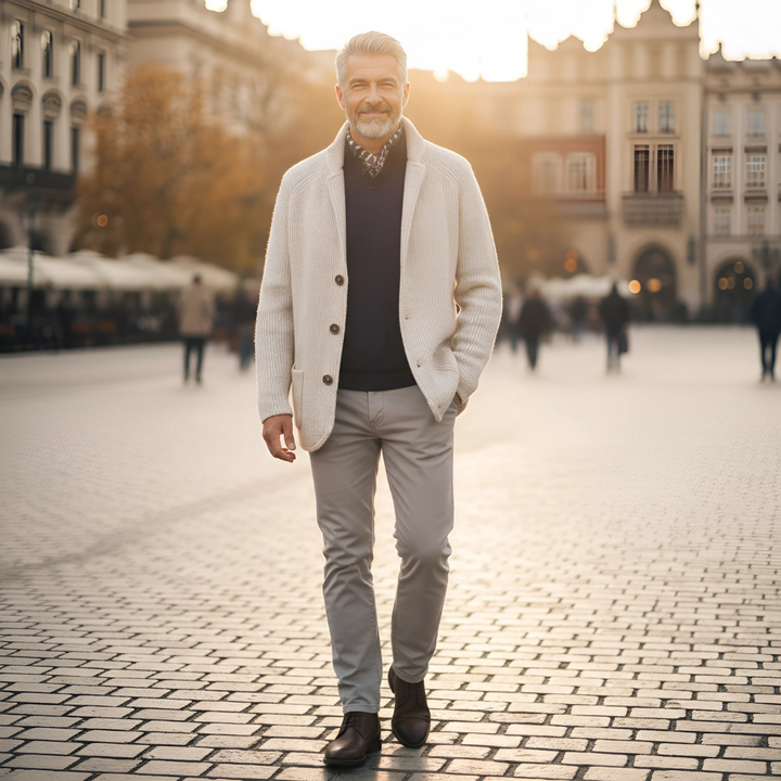 Feliks™ | El cárdigan masculino de elegancia atemporal
