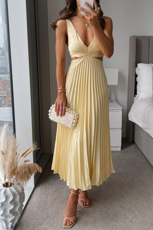 Abito Bellezza | Vestido Plisado de Ocasión