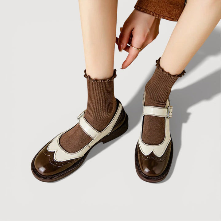 FLORENCE | Mocasines planos estilo Mary Jane