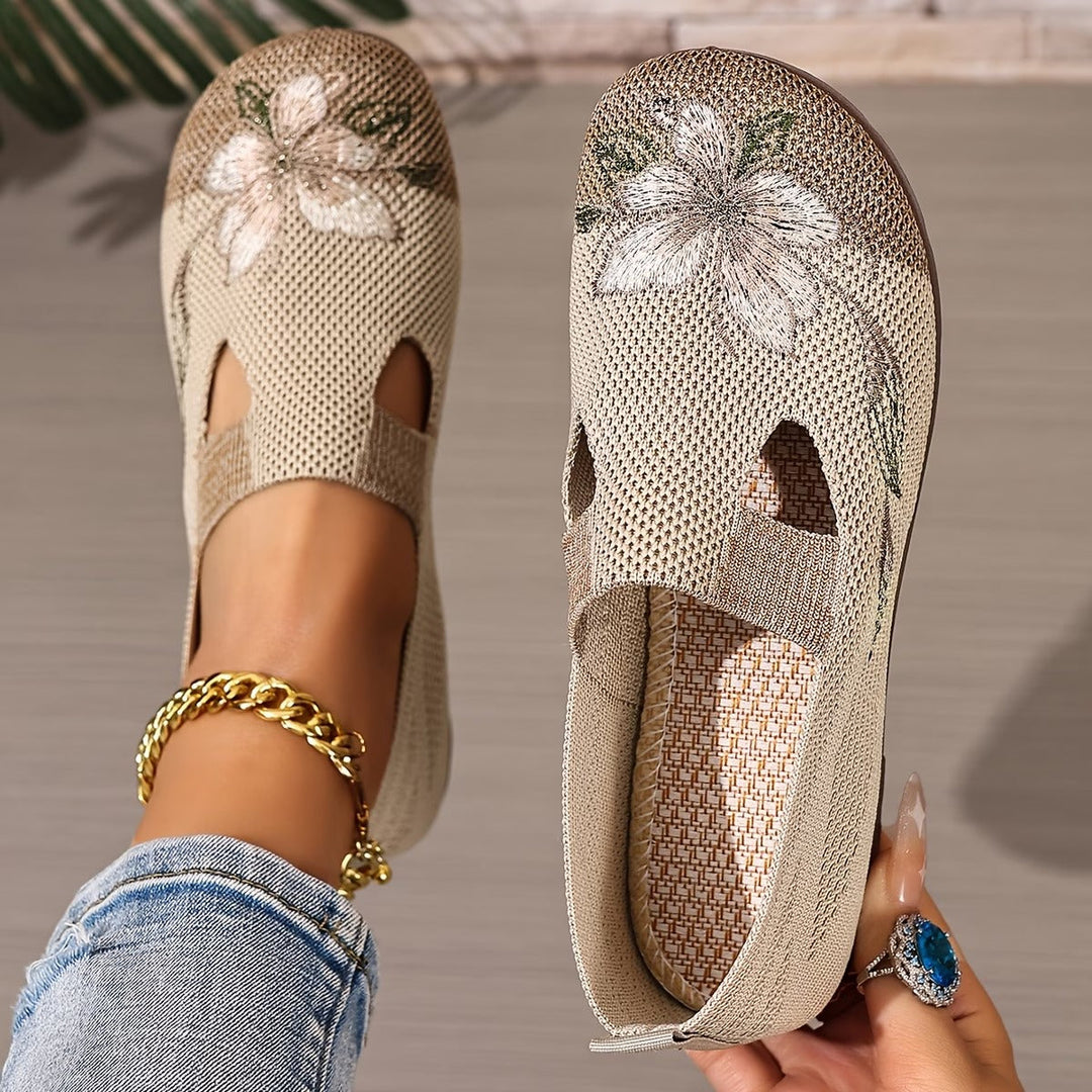 Rosalie™ — Bailarinas ergonómicas elegantes con diseño floral