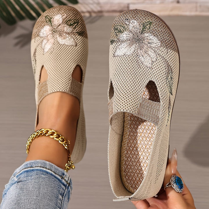 Rosalie™ — Bailarinas ergonómicas elegantes con diseño floral