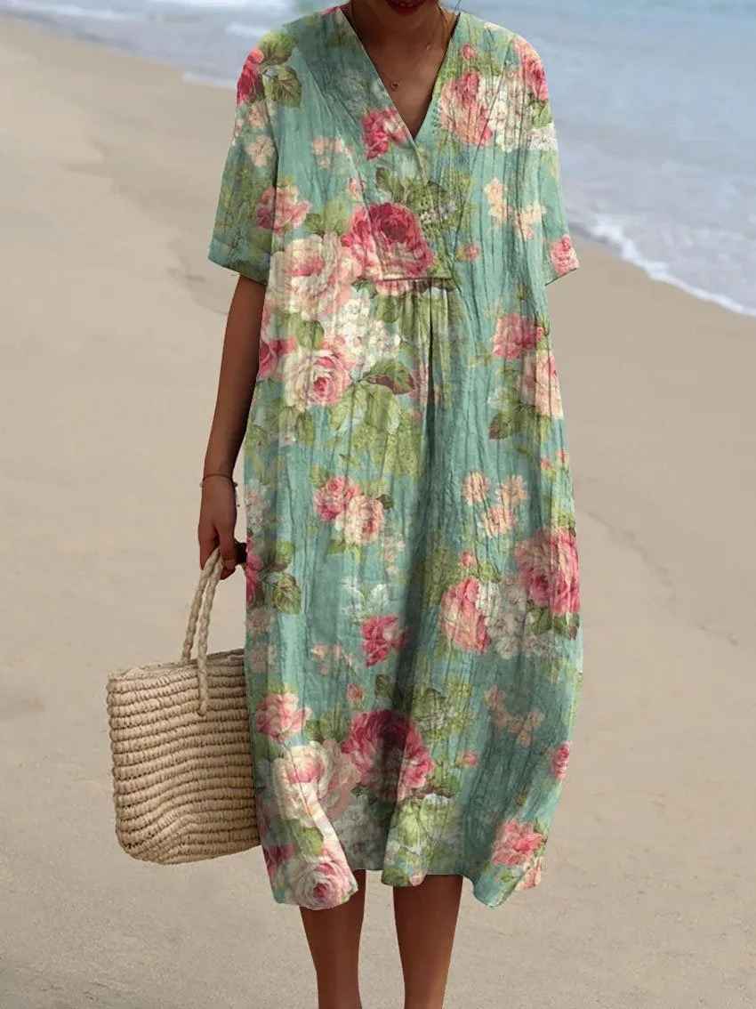 Vestido estampado brisa de verano
