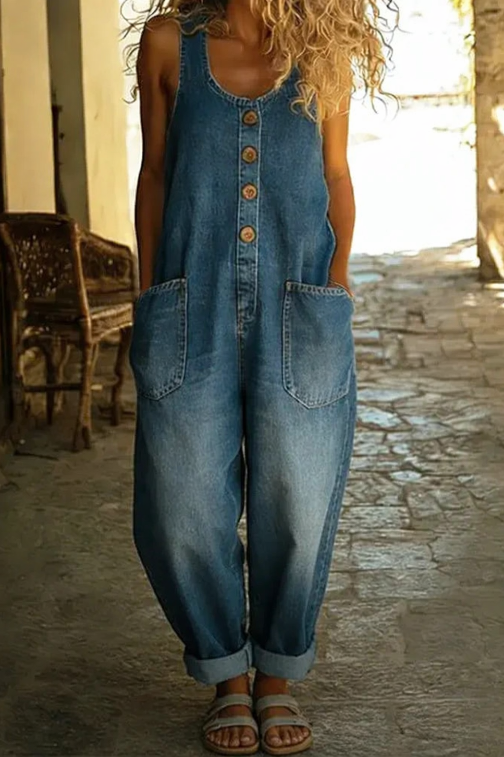 Clara | Mono de Denim Vintage