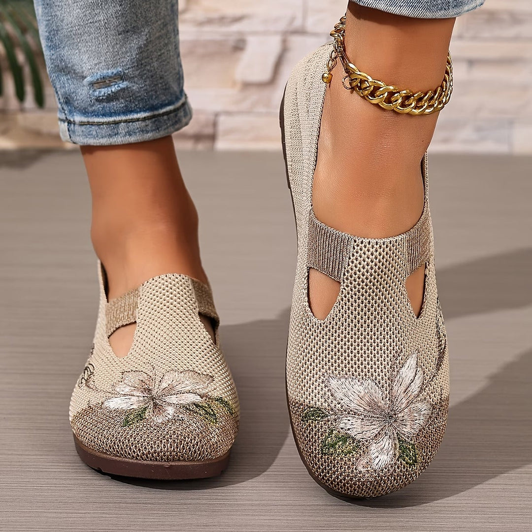 Rosalie™ — Bailarinas ergonómicas elegantes con diseño floral