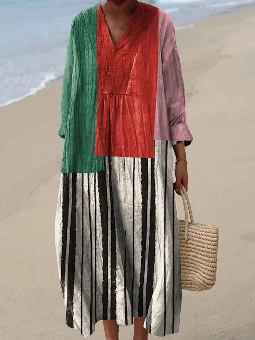 Vestido estampado brisa de verano