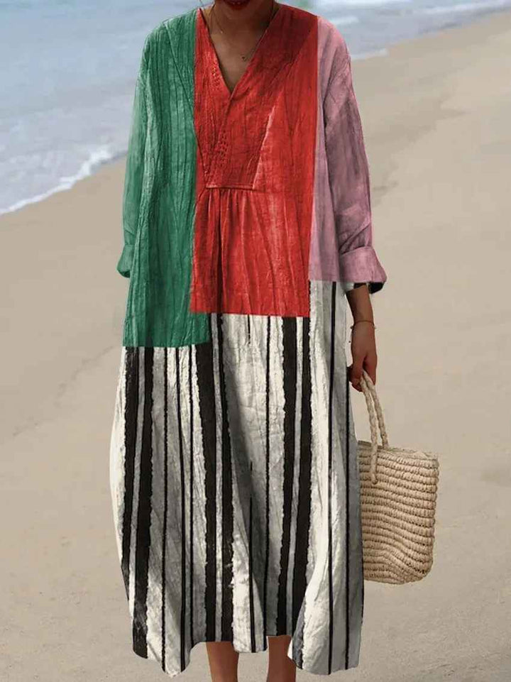 Vestido estampado brisa de verano