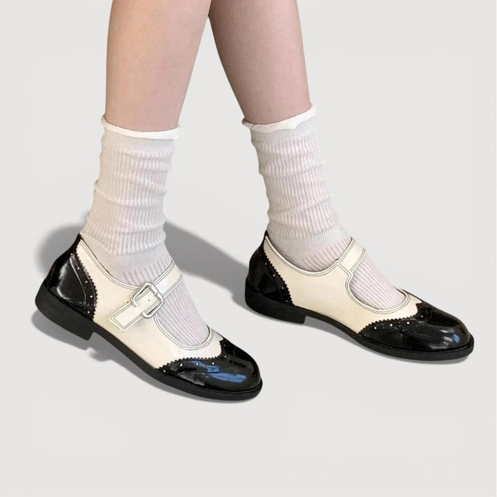 FLORENCE | Mocasines planos estilo Mary Jane