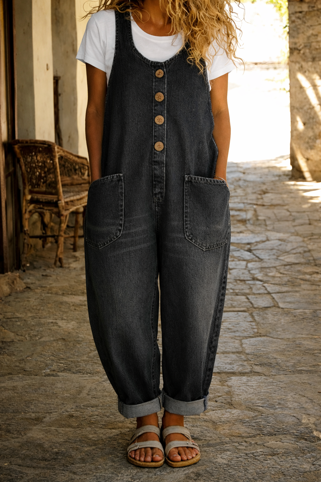 Clara | Mono de Denim Vintage