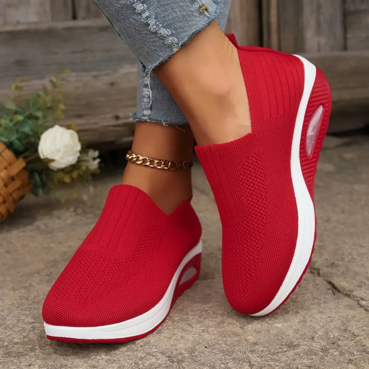 Laurence™ — Zapatillas slip-on con cuña para comodidad diaria