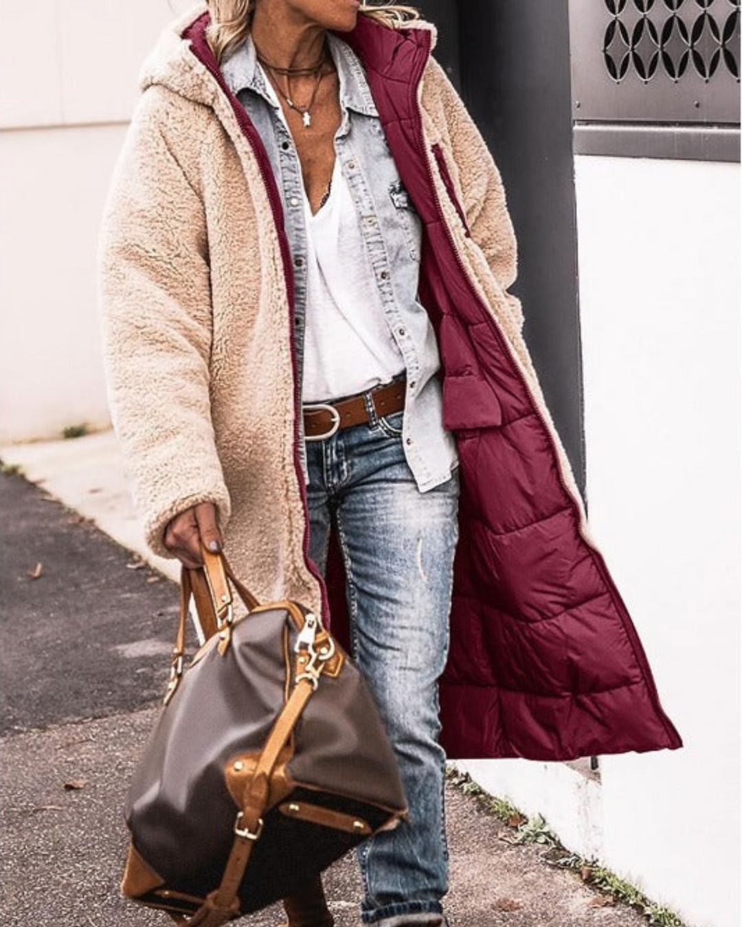 SOPHIA | Abrigo reversible de temporada