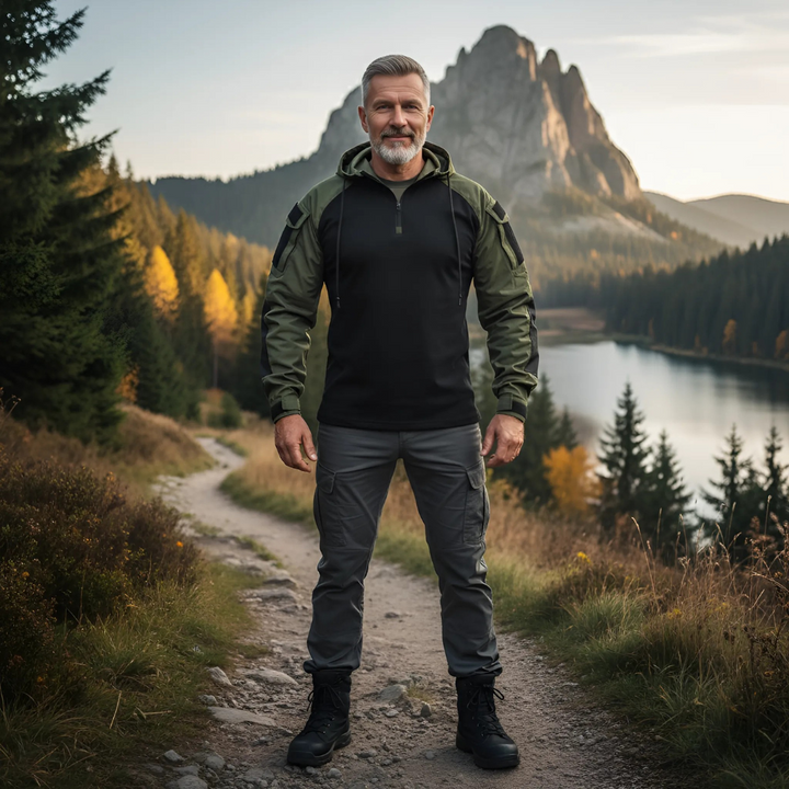 Ambrozy™ | Chaqueta táctica urbana – fuerza, estilo y protección