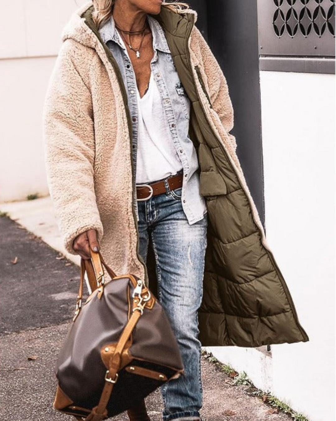 SOPHIA | Abrigo reversible de temporada