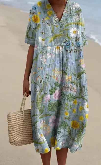 Vestido estampado brisa de verano