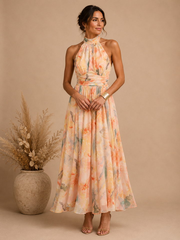 Abigail | Vestido Maxi con Estampado