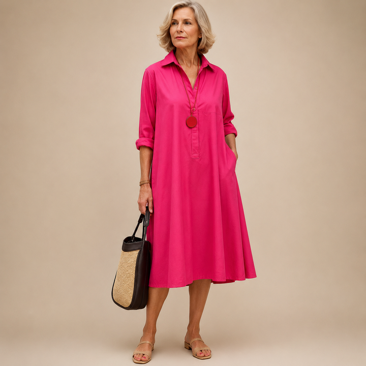Chloe™ | Vestido Midi Sofisticado
