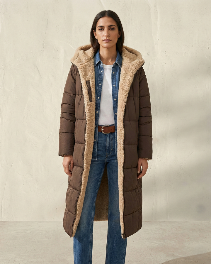 SOPHIA | Abrigo reversible de temporada