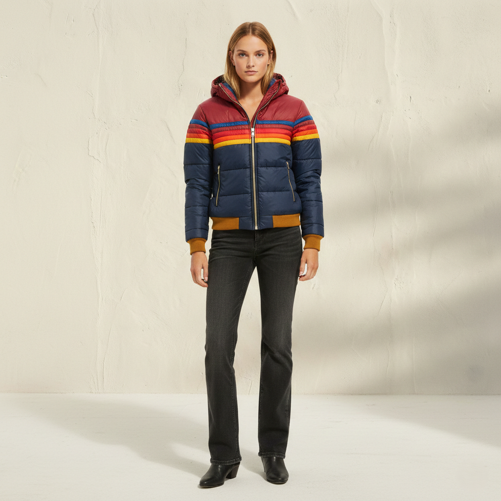 ANDORRA | Abrigo acolchado retro