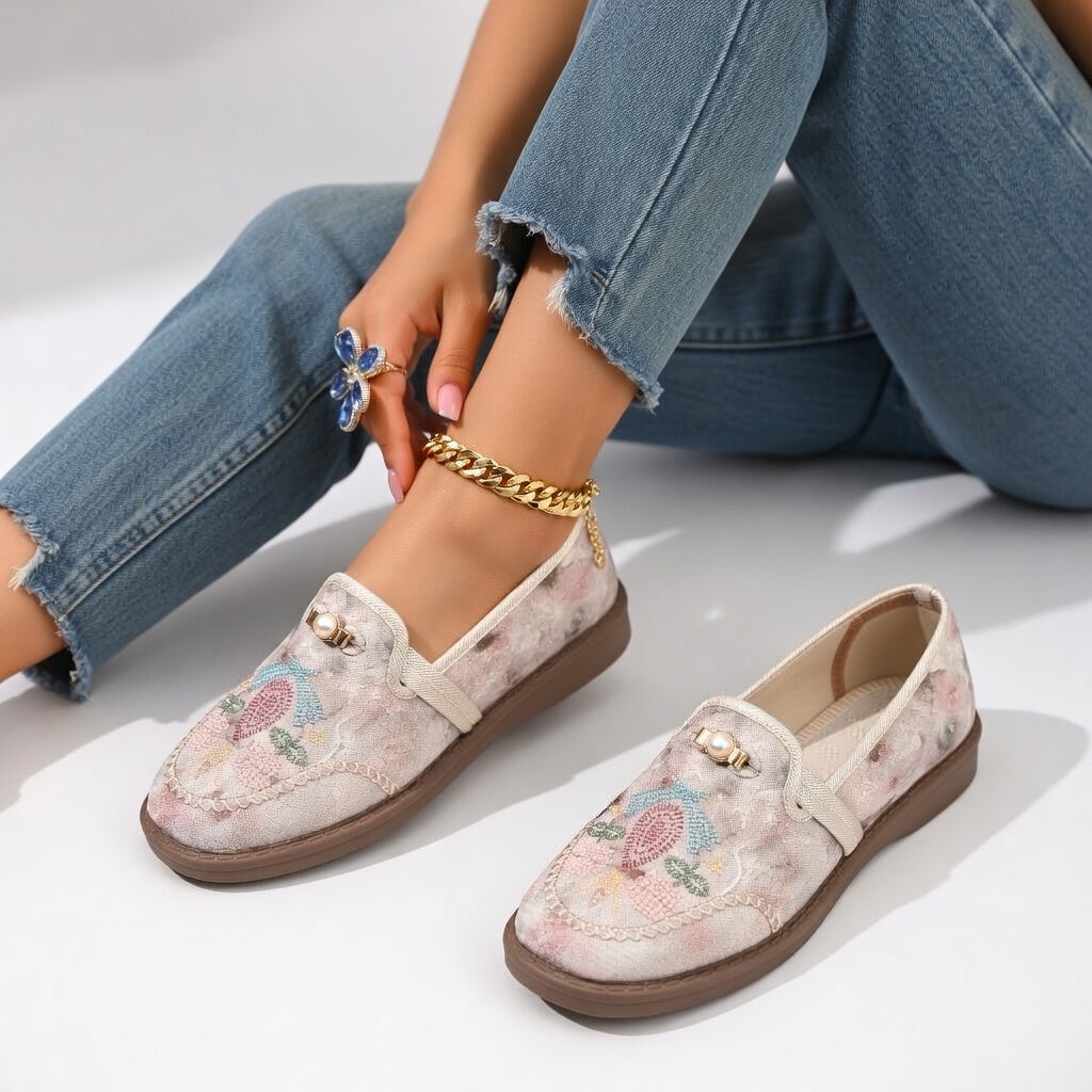 Mirelisse™ — Zapatillas bordadas elegantes cómodas ergonómicas