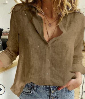 Aurélie™ — Blusa de algodón elegante con estilo natural