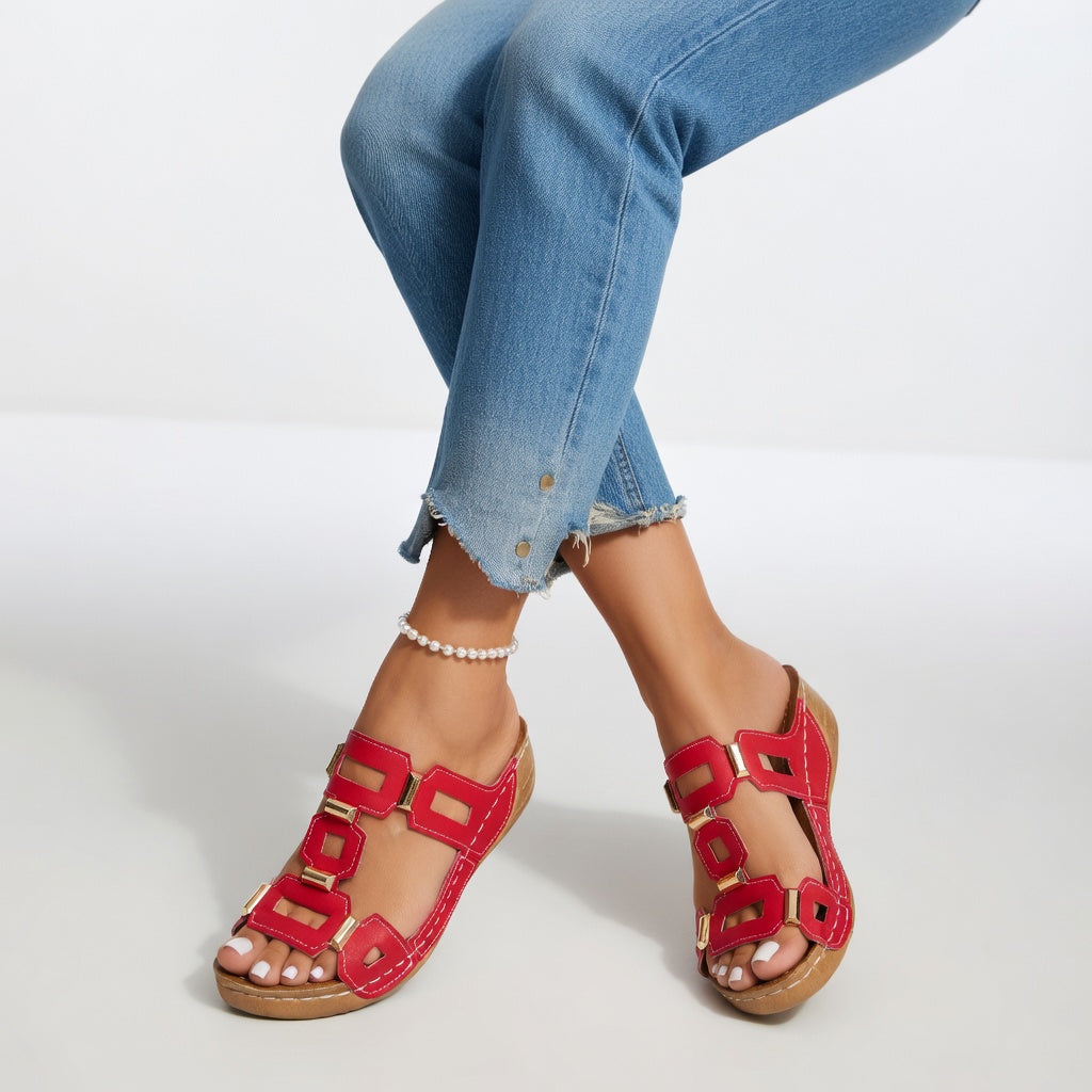 Soléna™ — Sandalias estivales elegantes cómodas ergonómicas