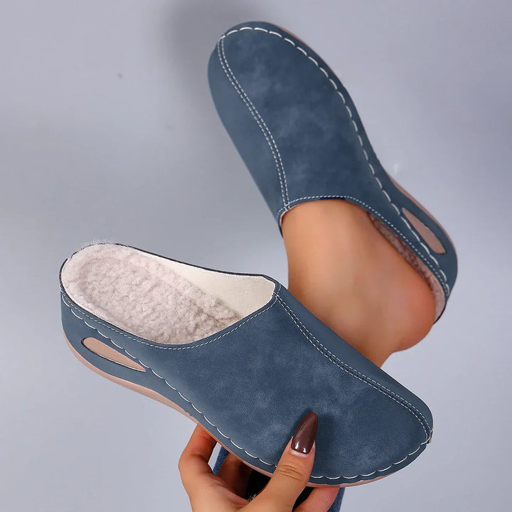 Élise™ | Zapatillas ortopédicas cálidas para el confort diario