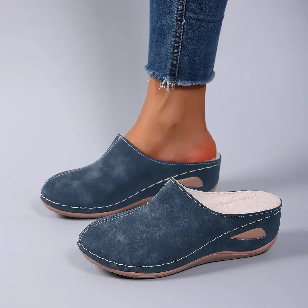 Élise™ | Zapatillas ortopédicas cálidas para el confort diario