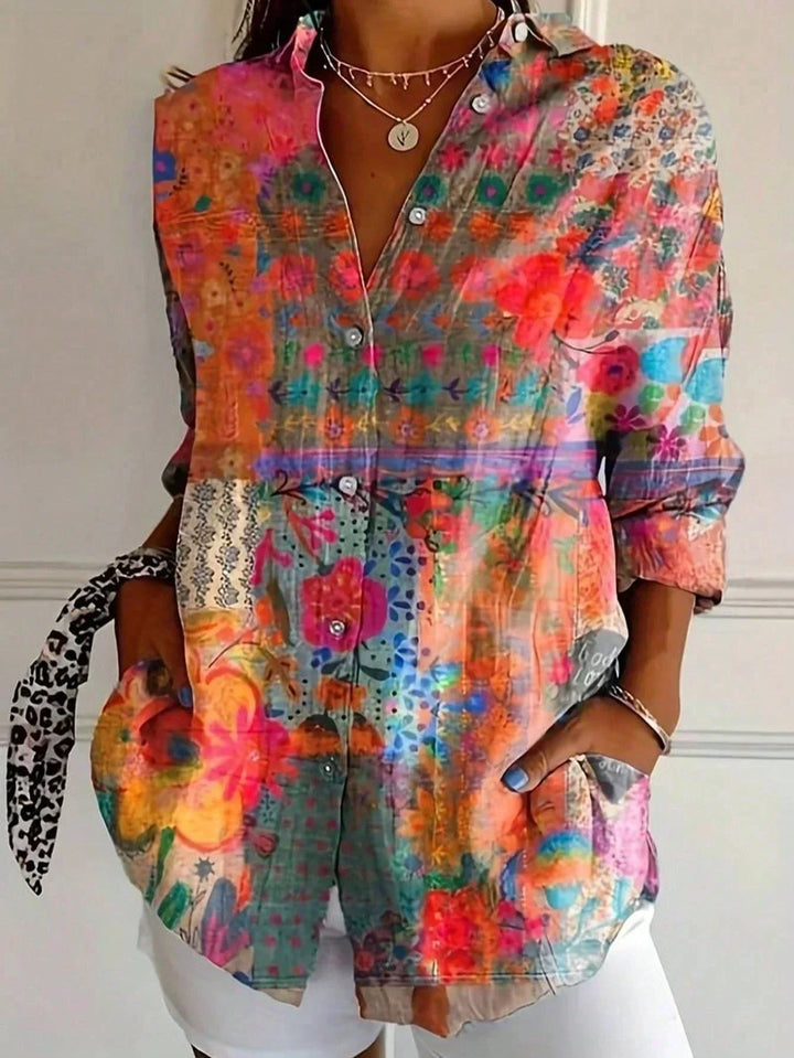 Élianne™ — Blusa elegante de colores duraderos