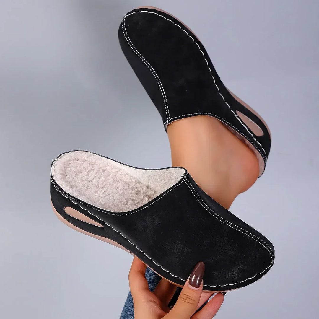 Élise™ | Zapatillas ortopédicas cálidas para el confort diario