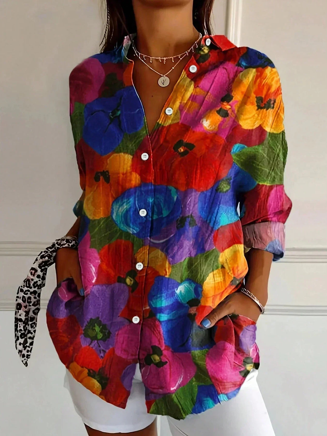 Élianne™ — Blusa elegante de colores duraderos