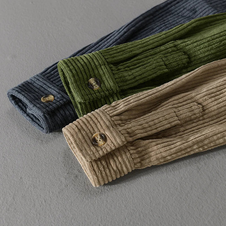 RAFAEL™ | Camisa de Terciopelo Corduroy Elegancia Atemporal