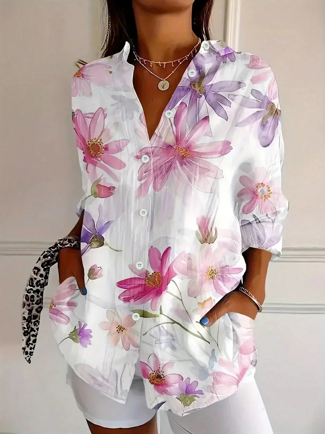 Élianne™ — Blusa elegante de colores duraderos