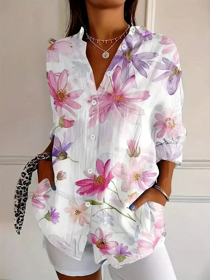 Élianne™ — Blusa elegante de colores duraderos