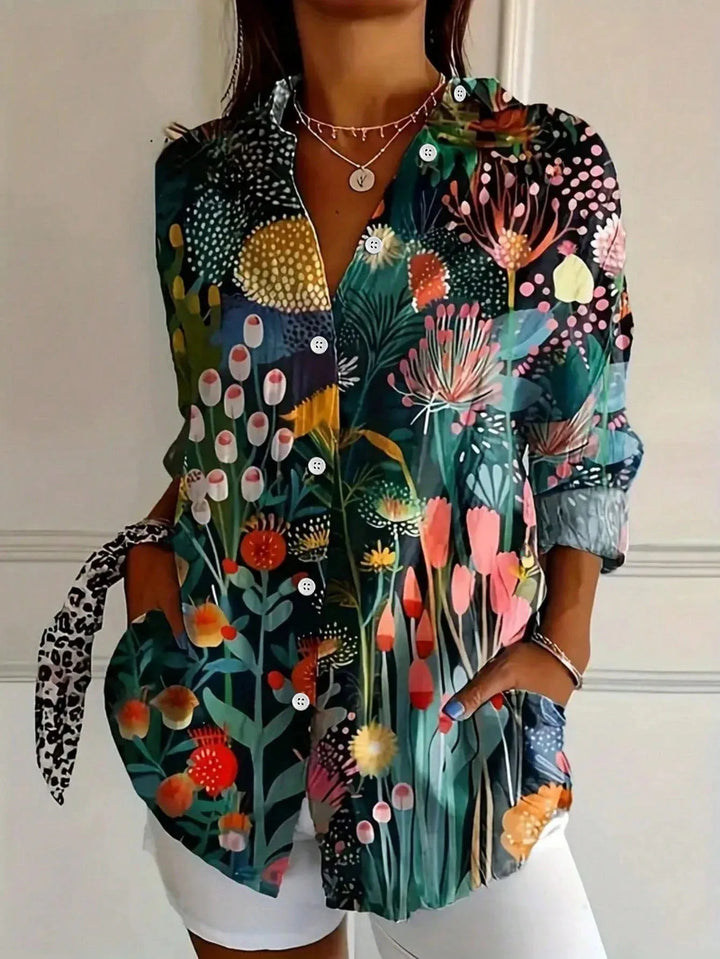 Élianne™ — Blusa elegante de colores duraderos