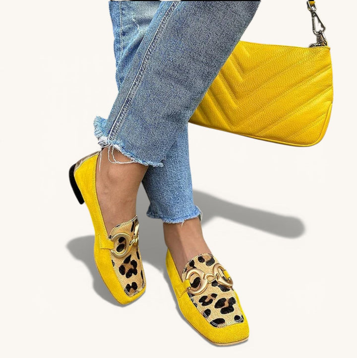 STELLE | Mocasines con estampado animal