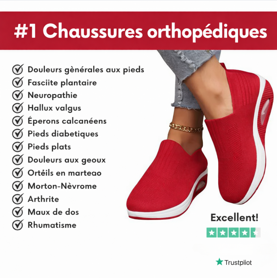 Laurence™ — Zapatillas slip-on con cuña para comodidad diaria