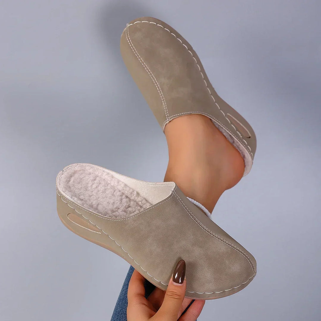 Élise™ | Zapatillas ortopédicas cálidas para el confort diario