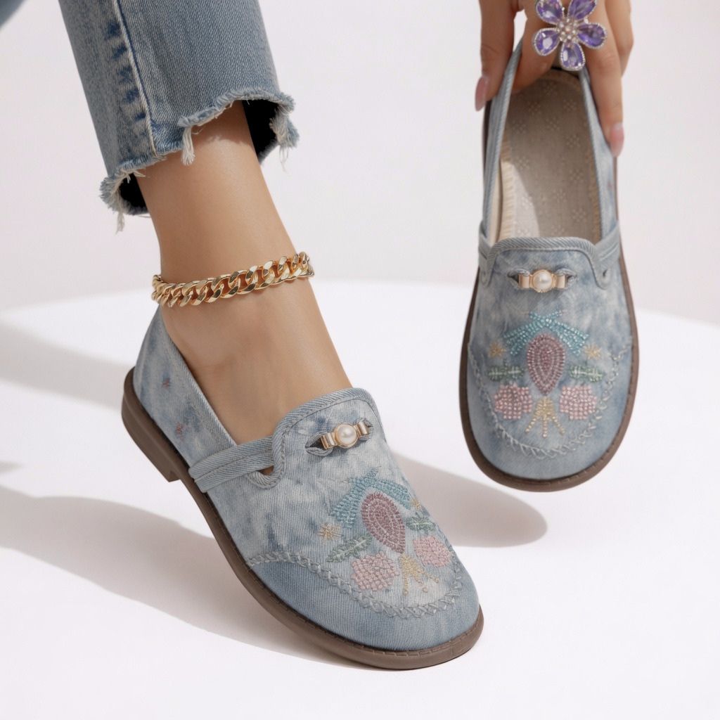 Mirelisse™ — Zapatillas bordadas elegantes cómodas ergonómicas
