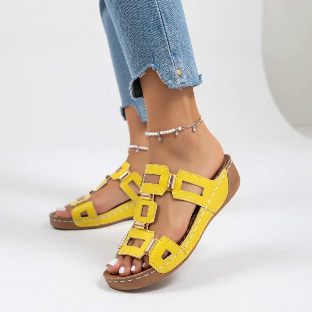 Soléna™ — Sandalias estivales elegantes cómodas ergonómicas