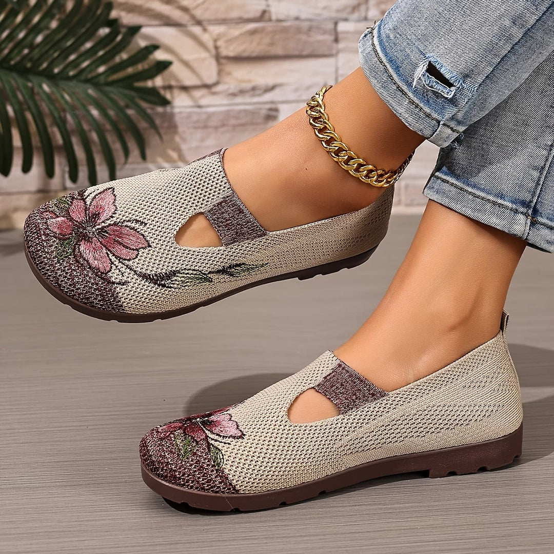 Rosalie™ — Bailarinas ergonómicas elegantes con diseño floral