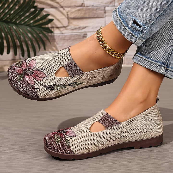 Rosalie™ — Bailarinas ergonómicas elegantes con diseño floral