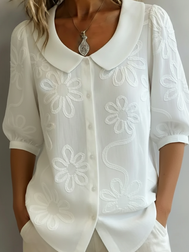 Aurélie™ - Blusa ligera floral elegancia natural