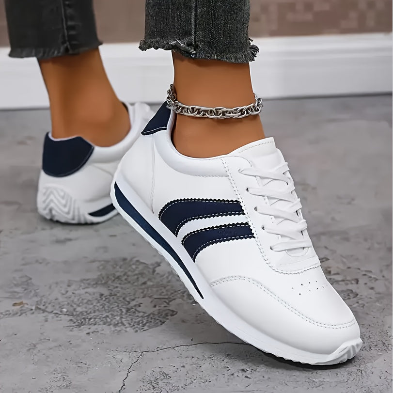 Lucienne™ — Zapatillas deportivas blancas elegantes y cómodas