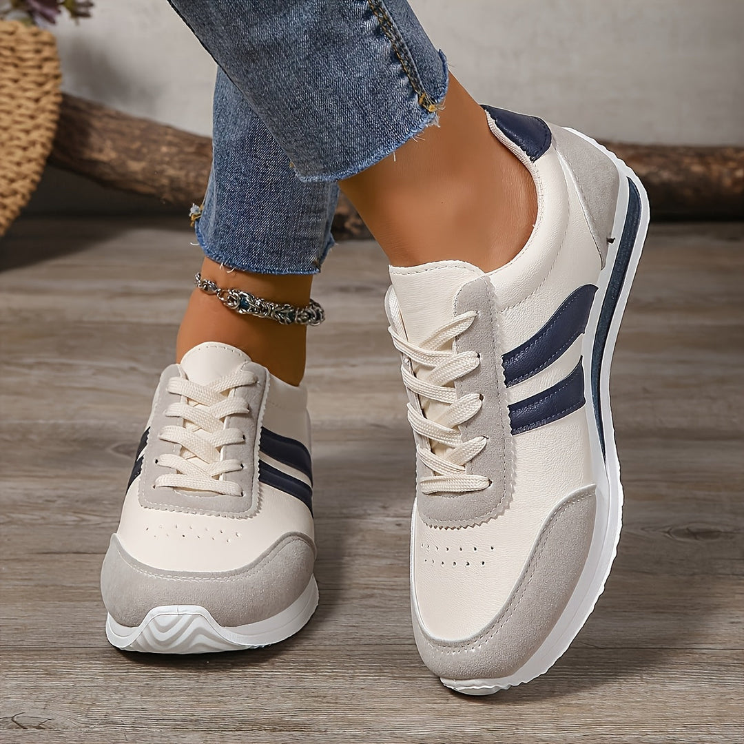 Lucienne™ — Zapatillas deportivas blancas elegantes y cómodas