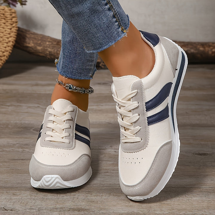 Lucienne™ — Zapatillas deportivas blancas elegantes y cómodas