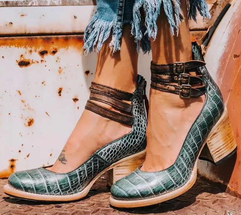 Camille | Tacones de cuero confort y soporte perfecto