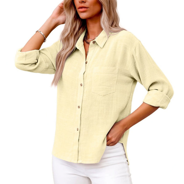 Romane™ — Blusa de algodón elegante con estilo atemporal