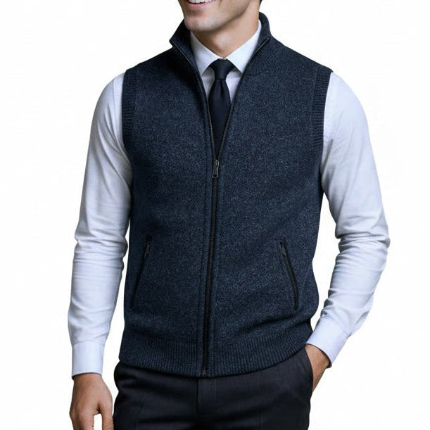 Harlain™ – El chaleco con cremallera que combina elegancia y confort atemporal